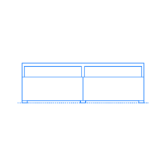 Furniture Tv Stand Ikea Besta Tv Unit 2 Bay Low Doors Sketch Svg Vector, Free Vectors File